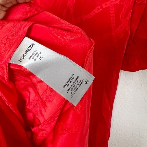 ZADIG & VOLTAIRE Ranage Jac Chain Dress - Orange - Picture 8 of 9